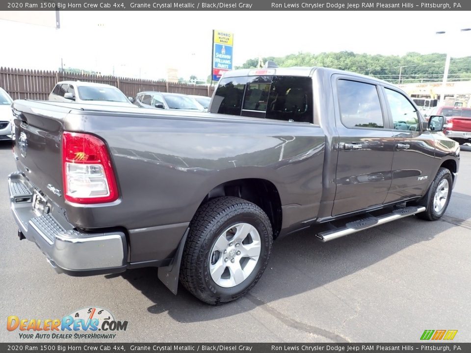 2020 Ram 1500 Big Horn Crew Cab 4x4 Granite Crystal Metallic / Black/Diesel Gray Photo #6