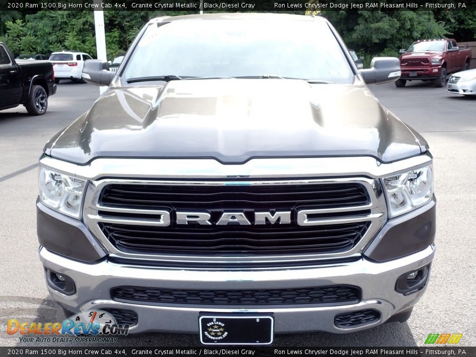 2020 Ram 1500 Big Horn Crew Cab 4x4 Granite Crystal Metallic / Black/Diesel Gray Photo #9
