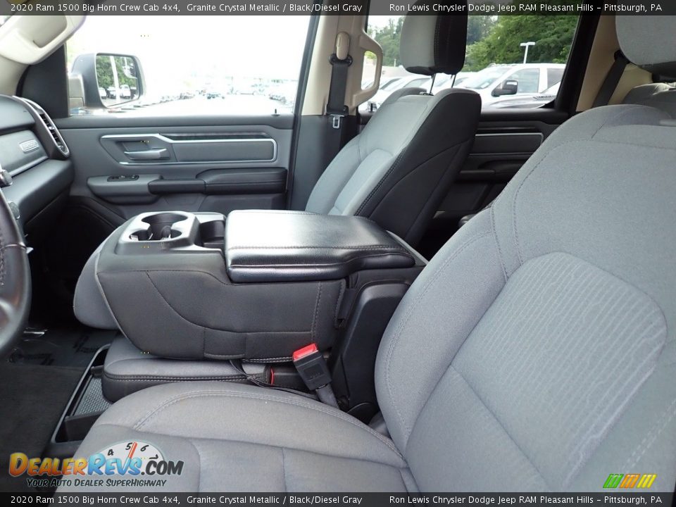 2020 Ram 1500 Big Horn Crew Cab 4x4 Granite Crystal Metallic / Black/Diesel Gray Photo #11