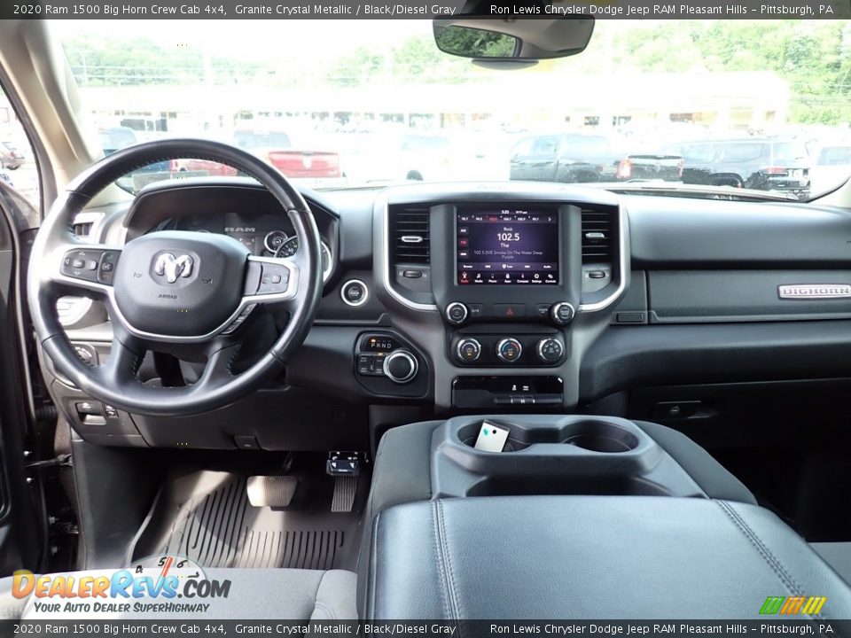 2020 Ram 1500 Big Horn Crew Cab 4x4 Granite Crystal Metallic / Black/Diesel Gray Photo #13