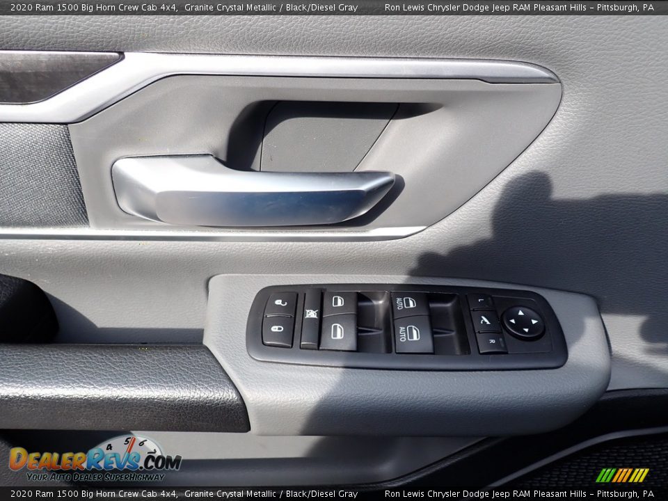2020 Ram 1500 Big Horn Crew Cab 4x4 Granite Crystal Metallic / Black/Diesel Gray Photo #14