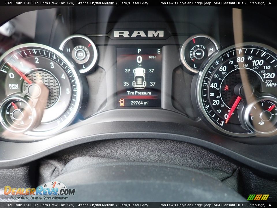 2020 Ram 1500 Big Horn Crew Cab 4x4 Granite Crystal Metallic / Black/Diesel Gray Photo #20