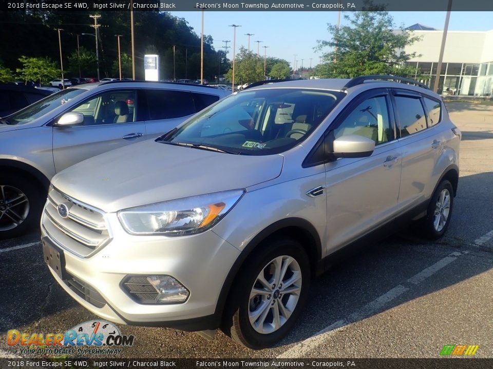 2018 Ford Escape SE 4WD Ingot Silver / Charcoal Black Photo #1