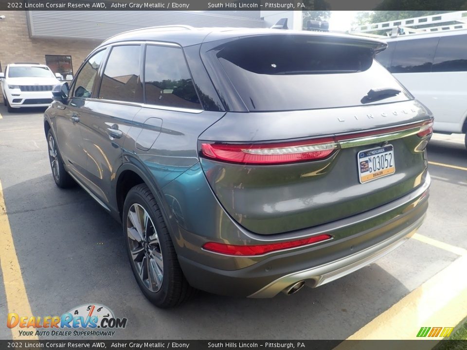 2022 Lincoln Corsair Reserve AWD Asher Gray Metallic / Ebony Photo #2