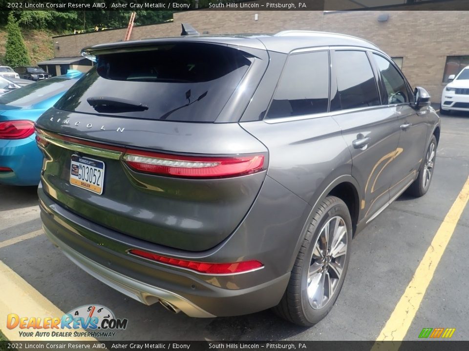 2022 Lincoln Corsair Reserve AWD Asher Gray Metallic / Ebony Photo #4