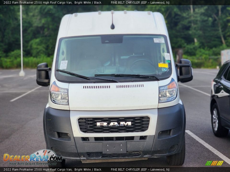 2022 Ram ProMaster 2500 High Roof Cargo Van Bright White / Black Photo #2