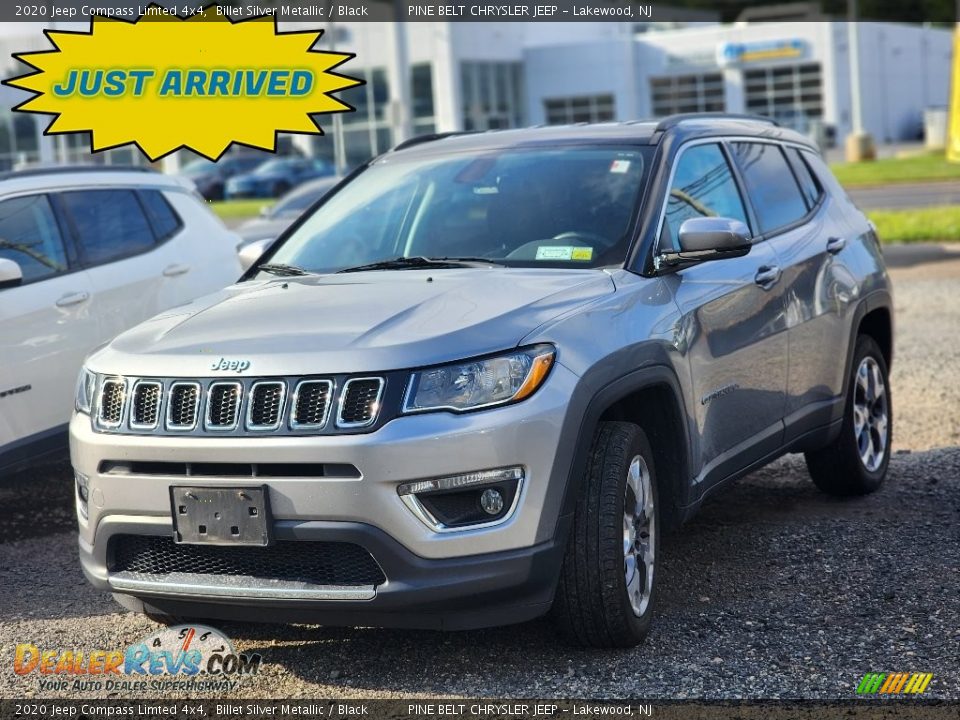 2020 Jeep Compass Limted 4x4 Billet Silver Metallic / Black Photo #1