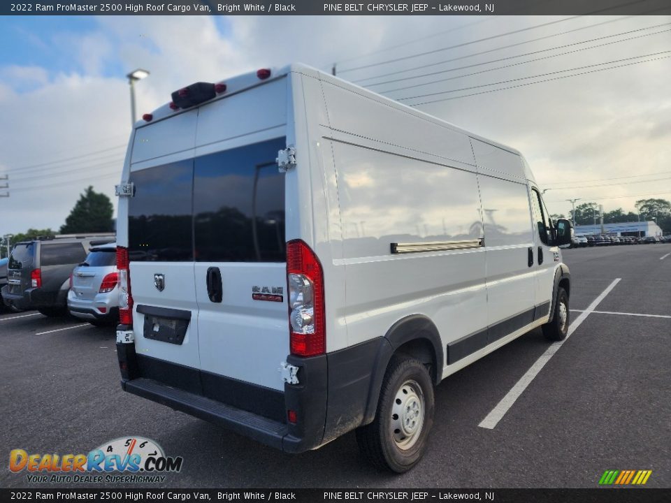 2022 Ram ProMaster 2500 High Roof Cargo Van Bright White / Black Photo #3