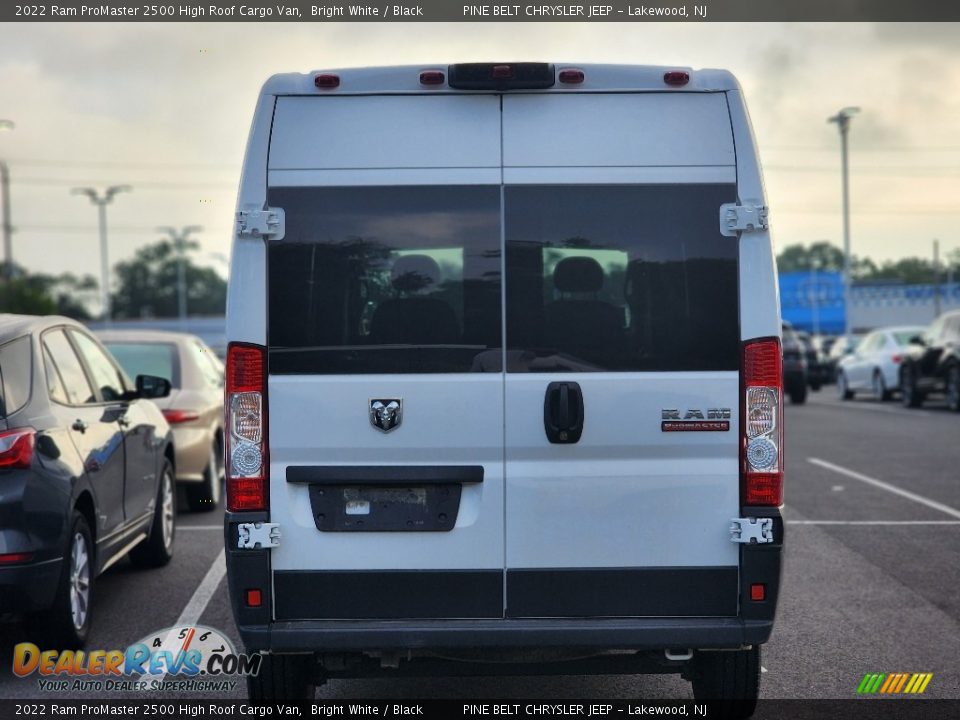 2022 Ram ProMaster 2500 High Roof Cargo Van Bright White / Black Photo #4