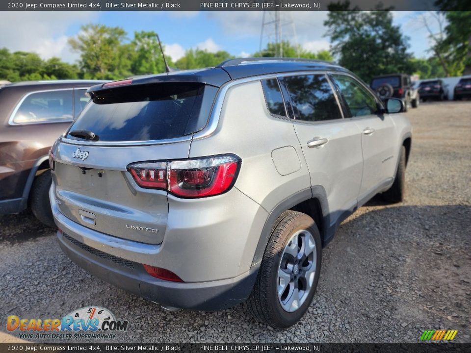 2020 Jeep Compass Limted 4x4 Billet Silver Metallic / Black Photo #3