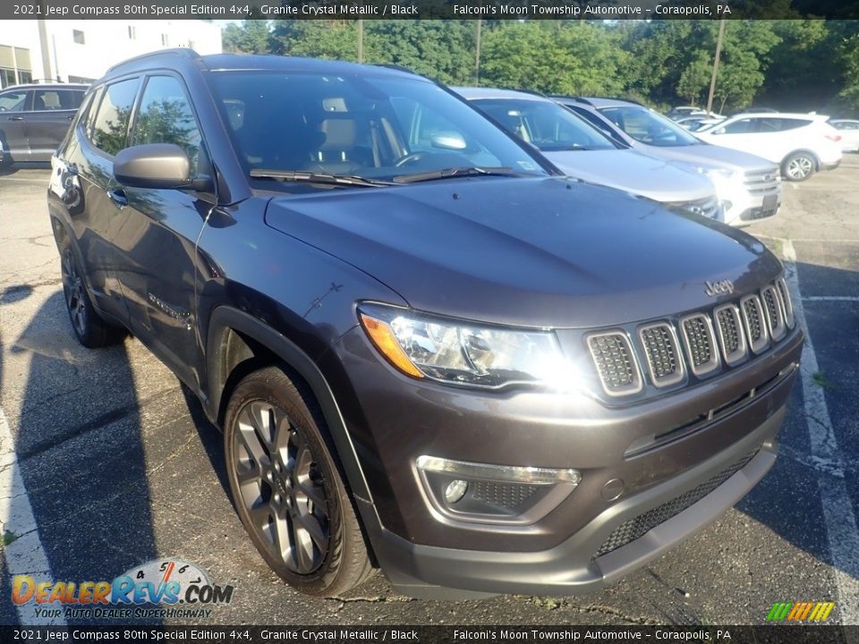 2021 Jeep Compass 80th Special Edition 4x4 Granite Crystal Metallic / Black Photo #4