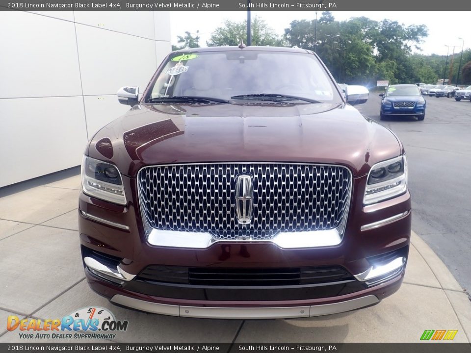 2018 Lincoln Navigator Black Label 4x4 Burgundy Velvet Metallic / Alpine Photo #9