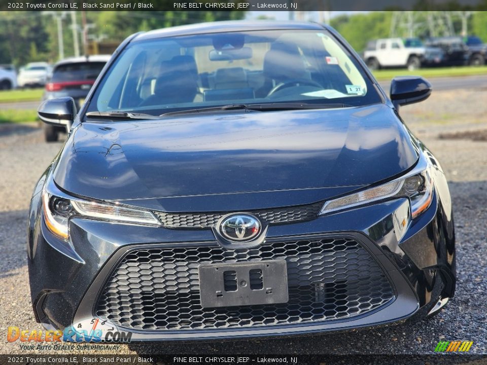 2022 Toyota Corolla LE Black Sand Pearl / Black Photo #2