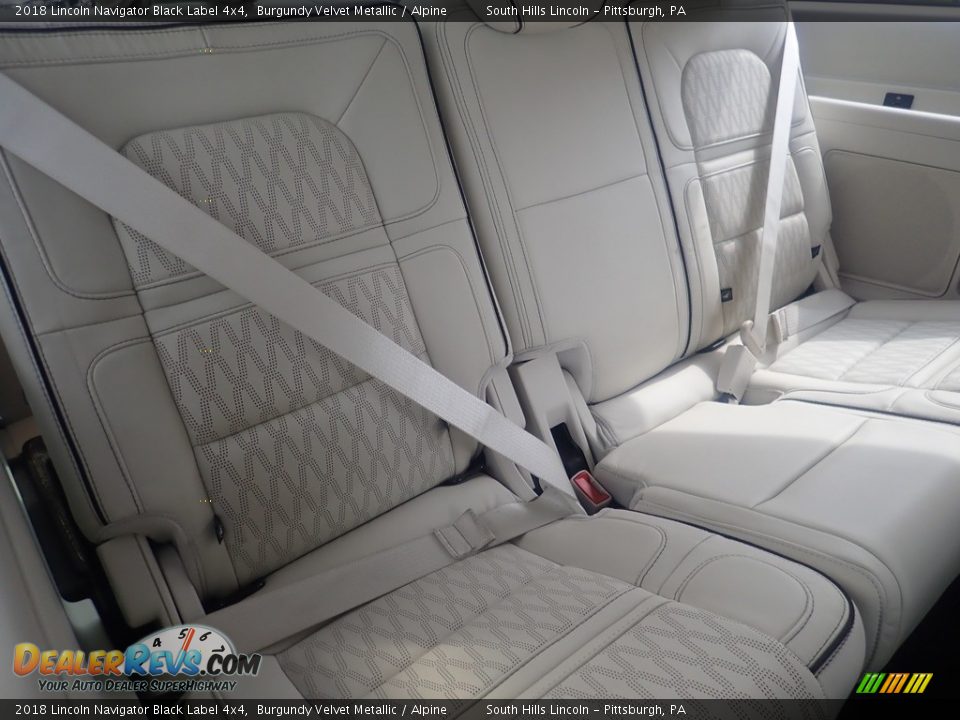 Rear Seat of 2018 Lincoln Navigator Black Label 4x4 Photo #14