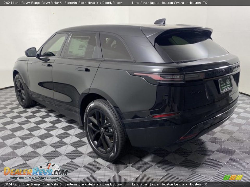 2024 Land Rover Range Rover Velar S Santorini Black Metallic / Cloud/Ebony Photo #2