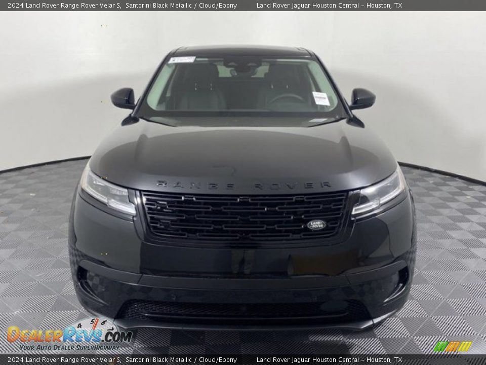 2024 Land Rover Range Rover Velar S Santorini Black Metallic / Cloud/Ebony Photo #6