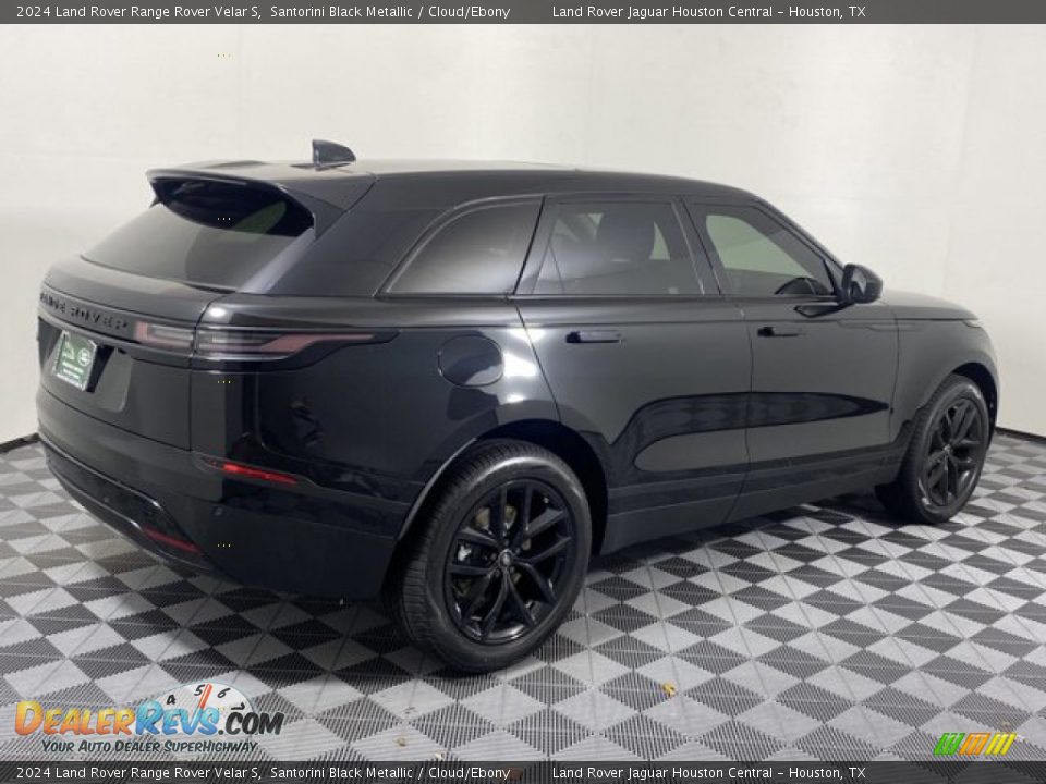 2024 Land Rover Range Rover Velar S Santorini Black Metallic / Cloud/Ebony Photo #9