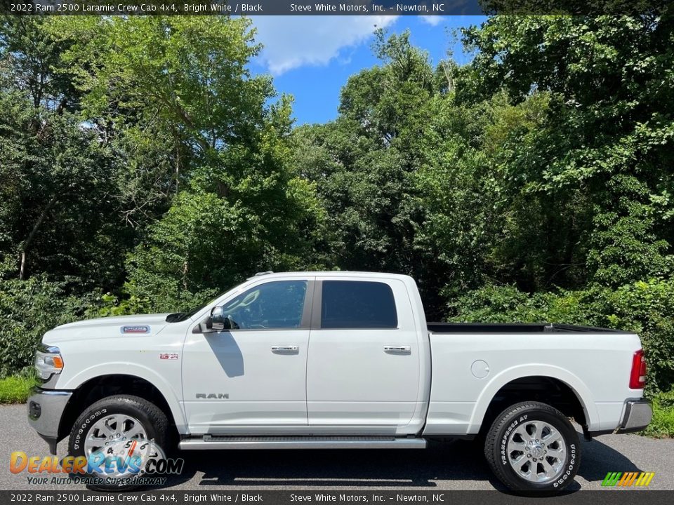 Bright White 2022 Ram 2500 Laramie Crew Cab 4x4 Photo #1