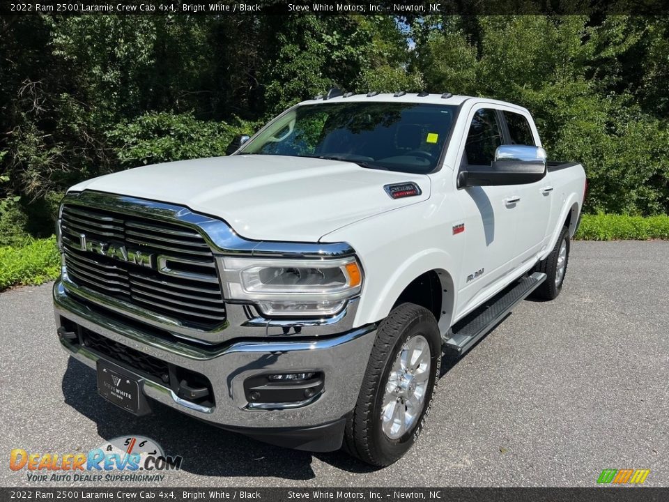 2022 Ram 2500 Laramie Crew Cab 4x4 Bright White / Black Photo #3