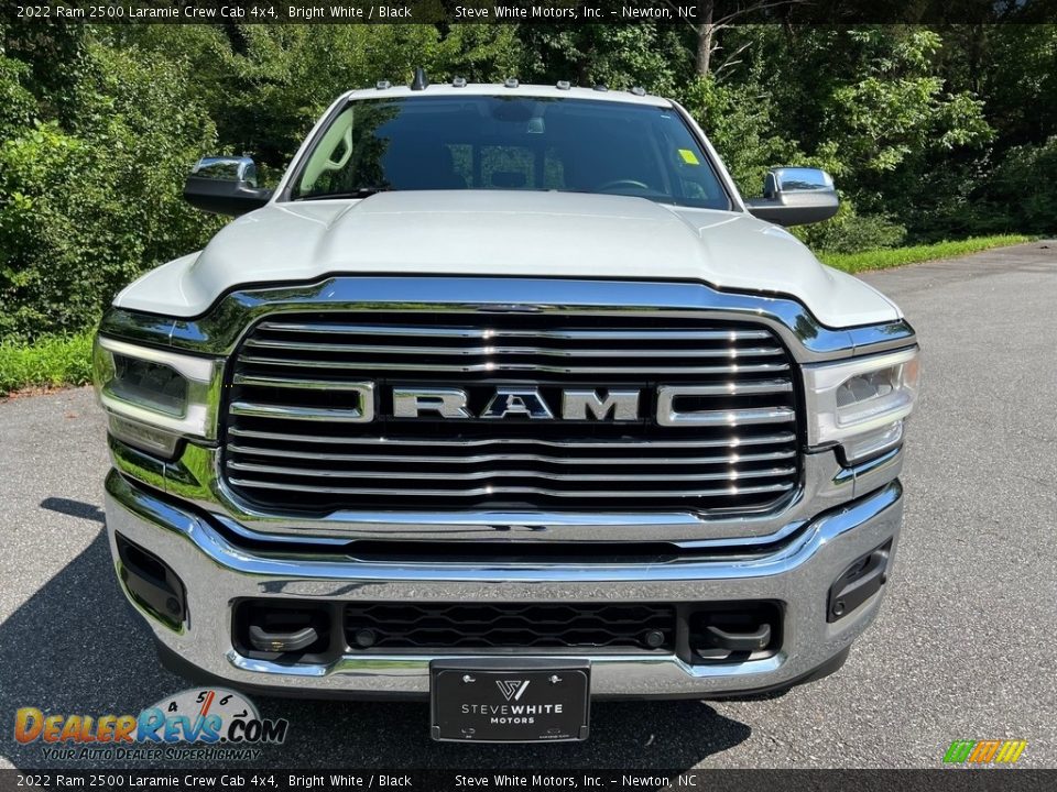 2022 Ram 2500 Laramie Crew Cab 4x4 Bright White / Black Photo #4