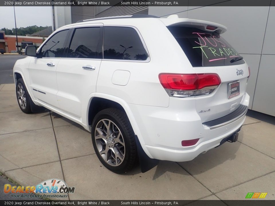 2020 Jeep Grand Cherokee Overland 4x4 Bright White / Black Photo #2