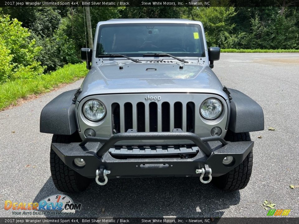 2017 Jeep Wrangler Unlimited Sport 4x4 Billet Silver Metallic / Black Photo #3