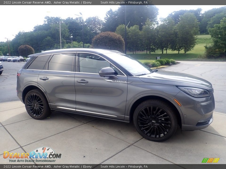 2022 Lincoln Corsair Reserve AWD Asher Gray Metallic / Ebony Photo #7