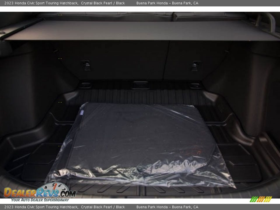 2023 Honda Civic Sport Touring Hatchback Crystal Black Pearl / Black Photo #27