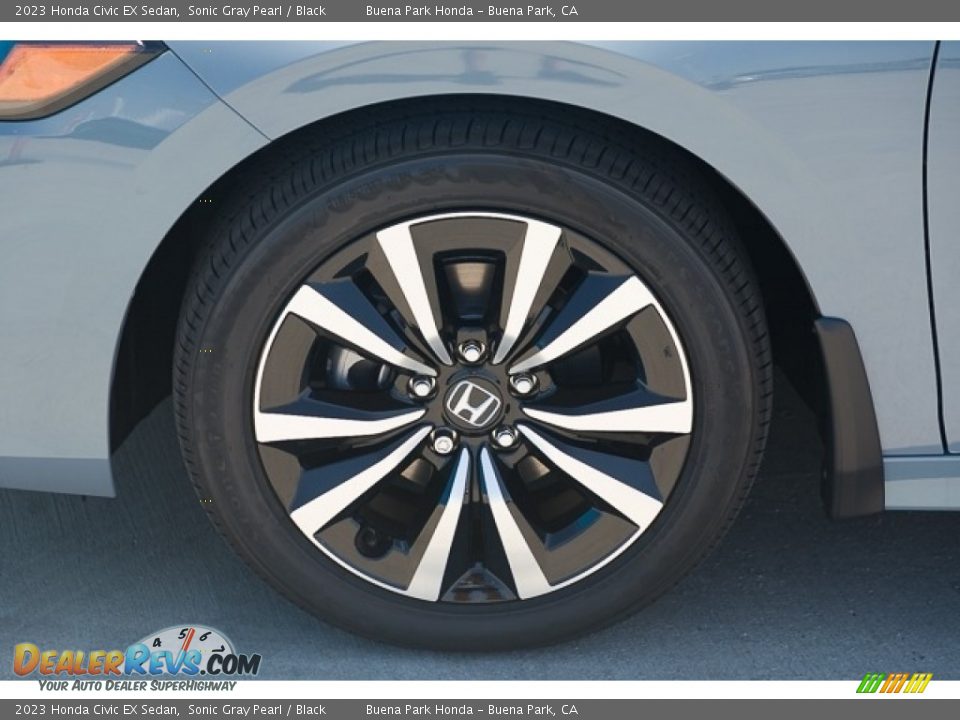 2023 Honda Civic EX Sedan Sonic Gray Pearl / Black Photo #13