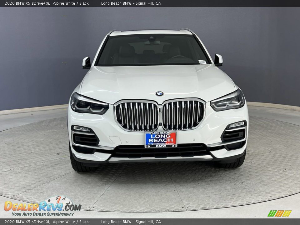 2020 BMW X5 sDrive40i Alpine White / Black Photo #2