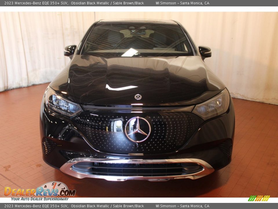 2023 Mercedes-Benz EQE 350+ SUV Obsidian Black Metallic / Sable Brown/Black Photo #3