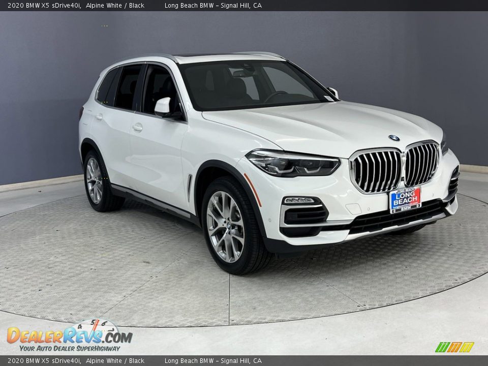 2020 BMW X5 sDrive40i Alpine White / Black Photo #3