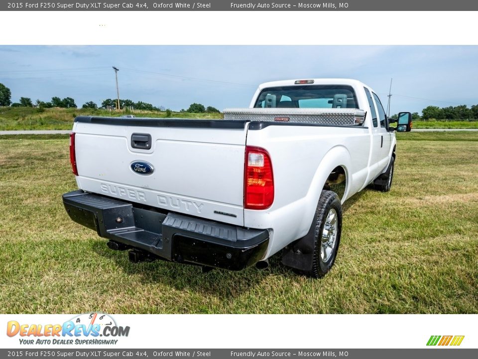 2015 Ford F250 Super Duty XLT Super Cab 4x4 Oxford White / Steel Photo #4