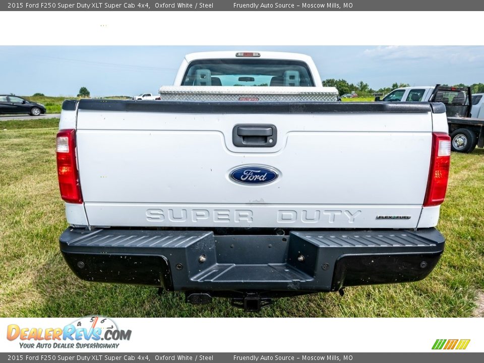 2015 Ford F250 Super Duty XLT Super Cab 4x4 Oxford White / Steel Photo #5