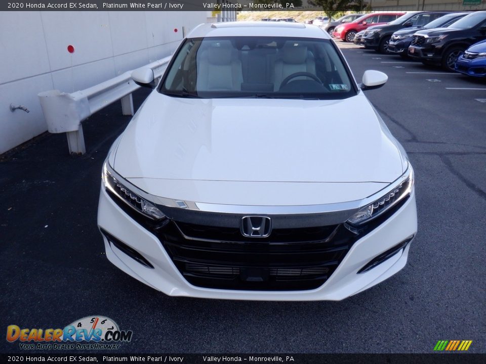 2020 Honda Accord EX Sedan Platinum White Pearl / Ivory Photo #3