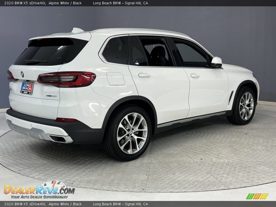 2020 BMW X5 sDrive40i Alpine White / Black Photo #5