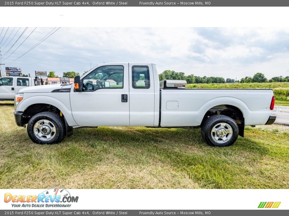 2015 Ford F250 Super Duty XLT Super Cab 4x4 Oxford White / Steel Photo #7