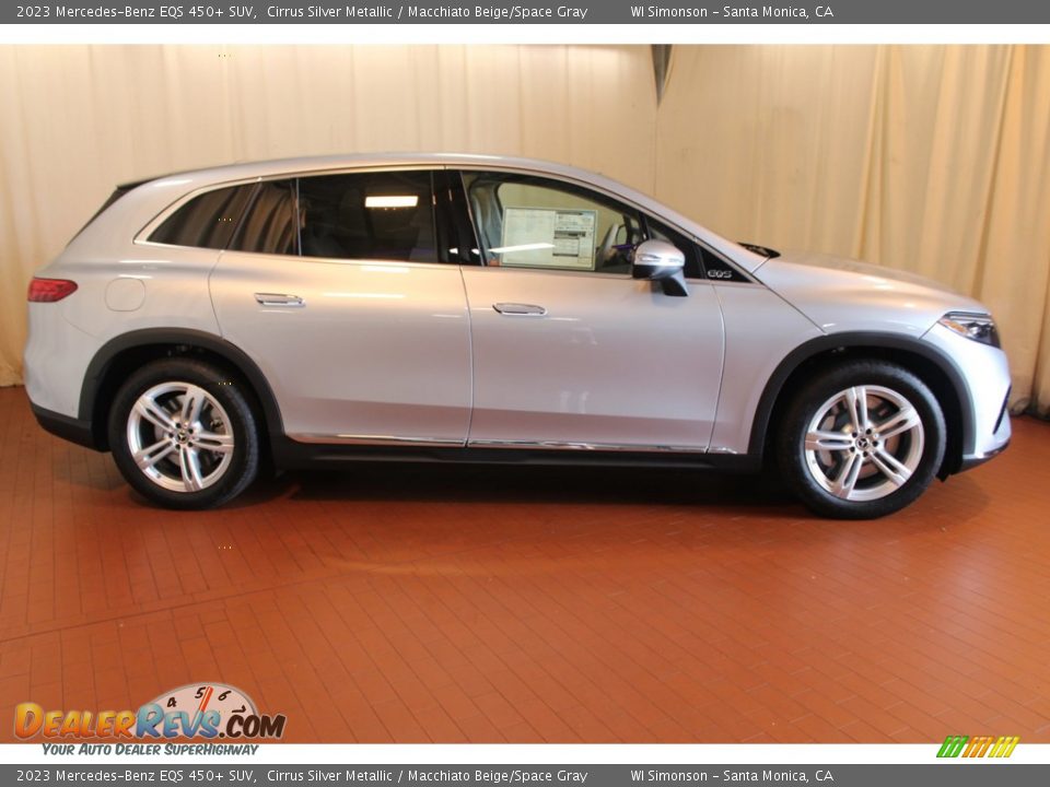 Cirrus Silver Metallic 2023 Mercedes-Benz EQS 450+ SUV Photo #2