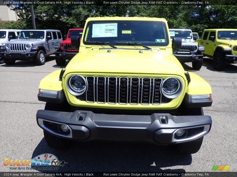 2024 Jeep Wrangler 4-Door Sahara 4x4 High Velocity / Black Photo #8