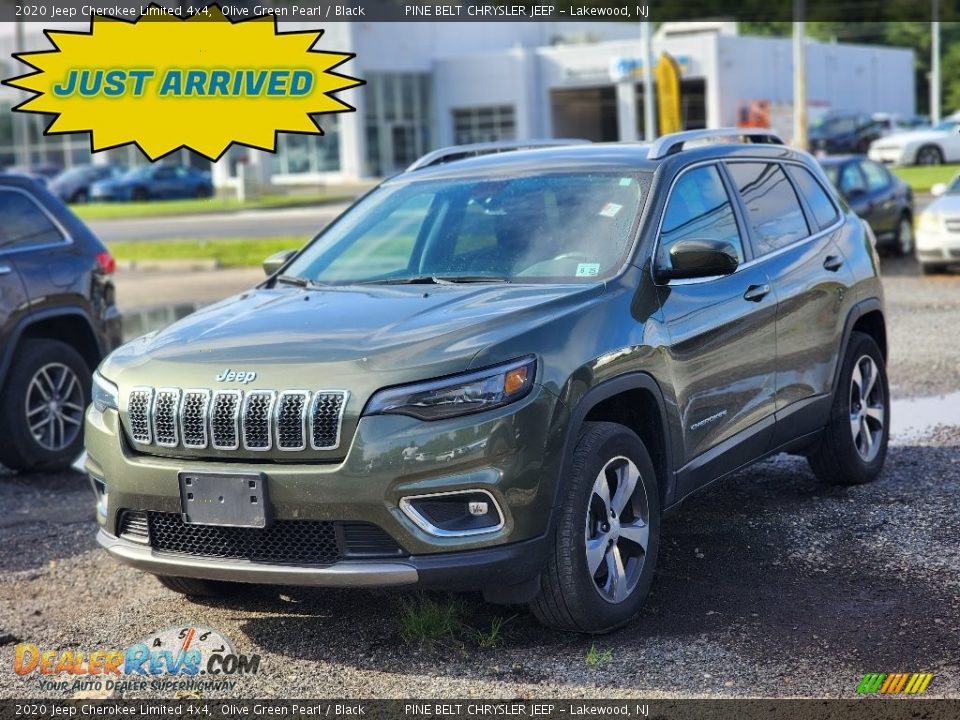 2020 Jeep Cherokee Limited 4x4 Olive Green Pearl / Black Photo #1