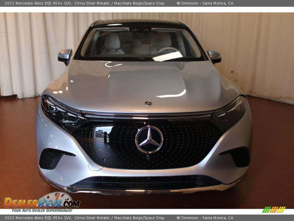 2023 Mercedes-Benz EQS 450+ SUV Cirrus Silver Metallic / Macchiato Beige/Space Gray Photo #3