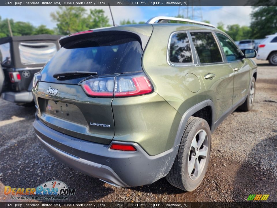 2020 Jeep Cherokee Limited 4x4 Olive Green Pearl / Black Photo #3
