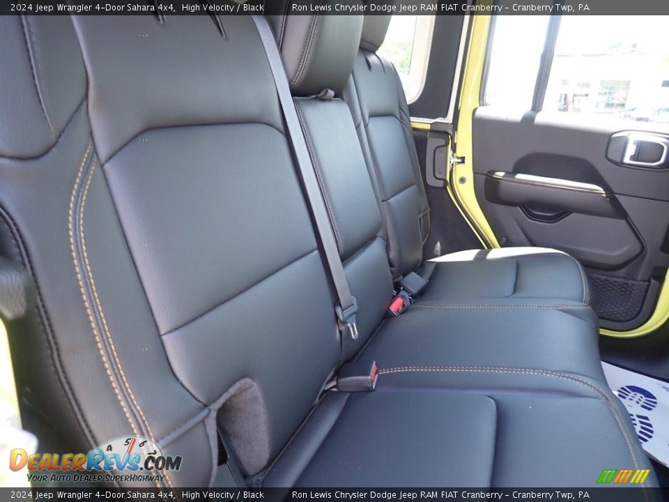 Rear Seat of 2024 Jeep Wrangler 4-Door Sahara 4x4 Photo #11