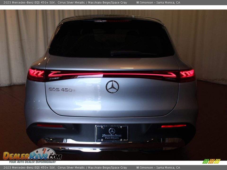 2023 Mercedes-Benz EQS 450+ SUV Cirrus Silver Metallic / Macchiato Beige/Space Gray Photo #6