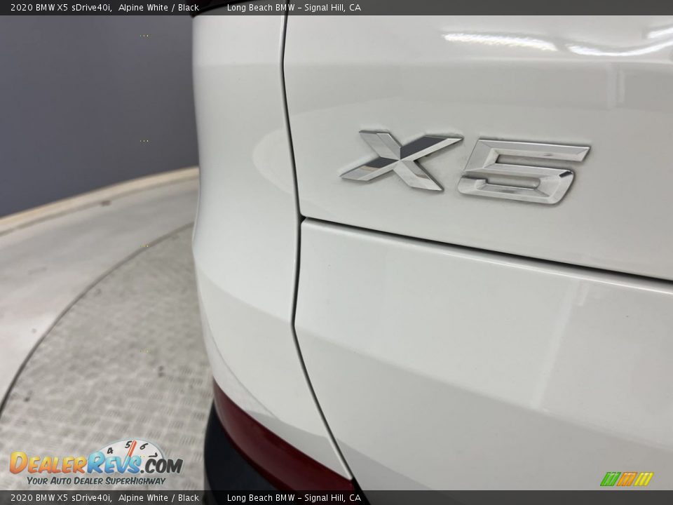 2020 BMW X5 sDrive40i Alpine White / Black Photo #16