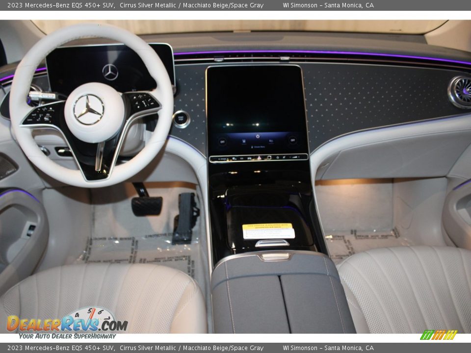 Dashboard of 2023 Mercedes-Benz EQS 450+ SUV Photo #10