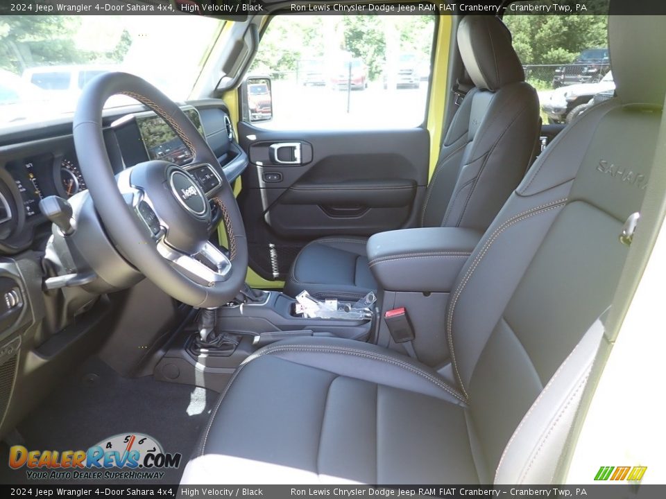 2024 Jeep Wrangler 4-Door Sahara 4x4 High Velocity / Black Photo #14