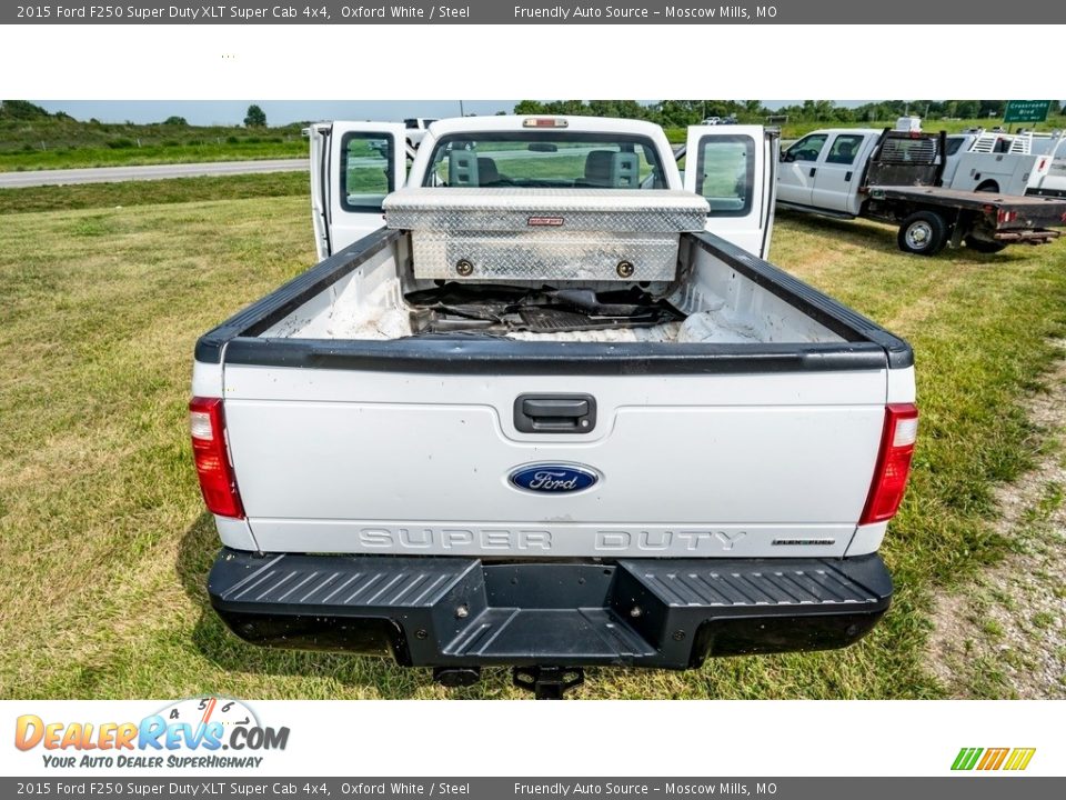 2015 Ford F250 Super Duty XLT Super Cab 4x4 Oxford White / Steel Photo #20