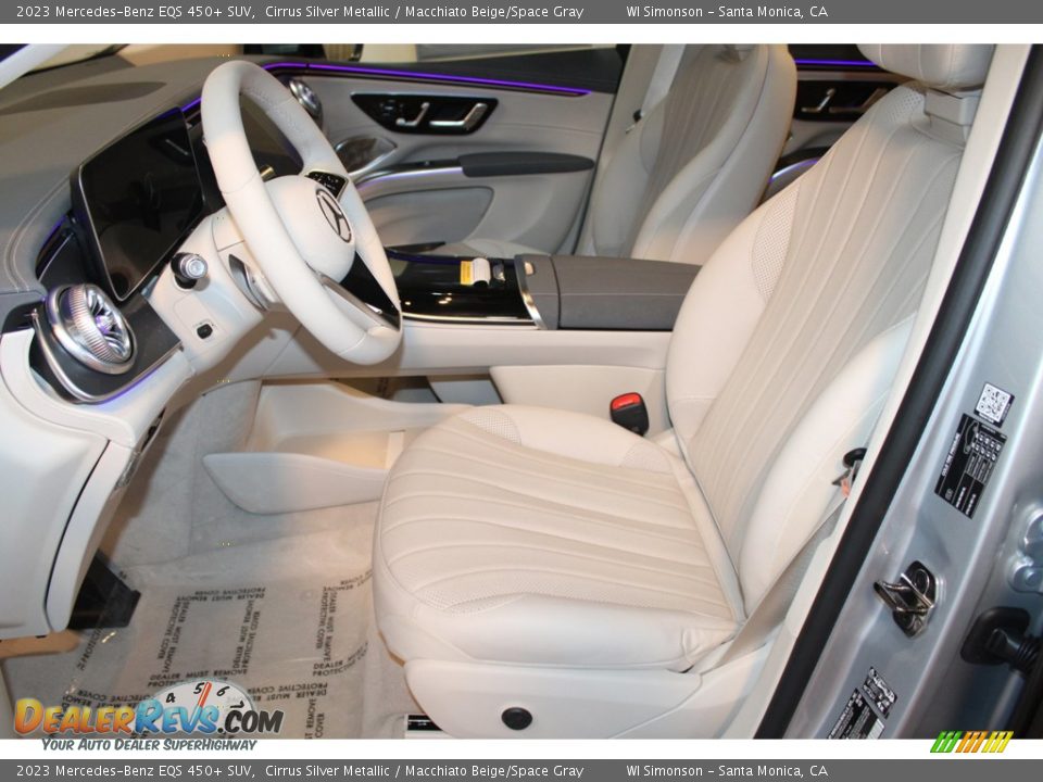 Front Seat of 2023 Mercedes-Benz EQS 450+ SUV Photo #13