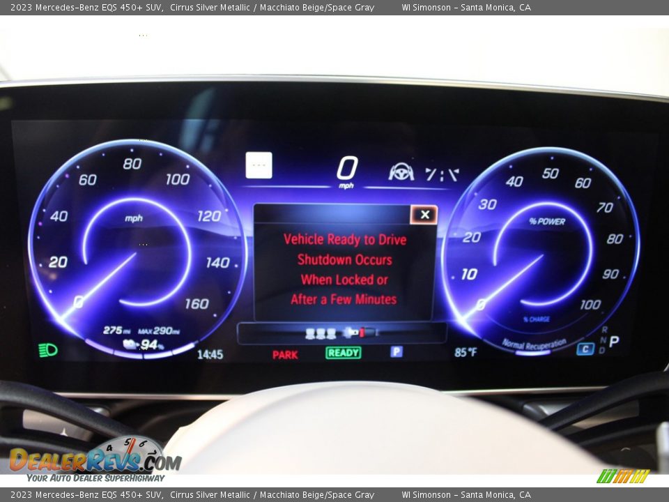 2023 Mercedes-Benz EQS 450+ SUV Gauges Photo #17